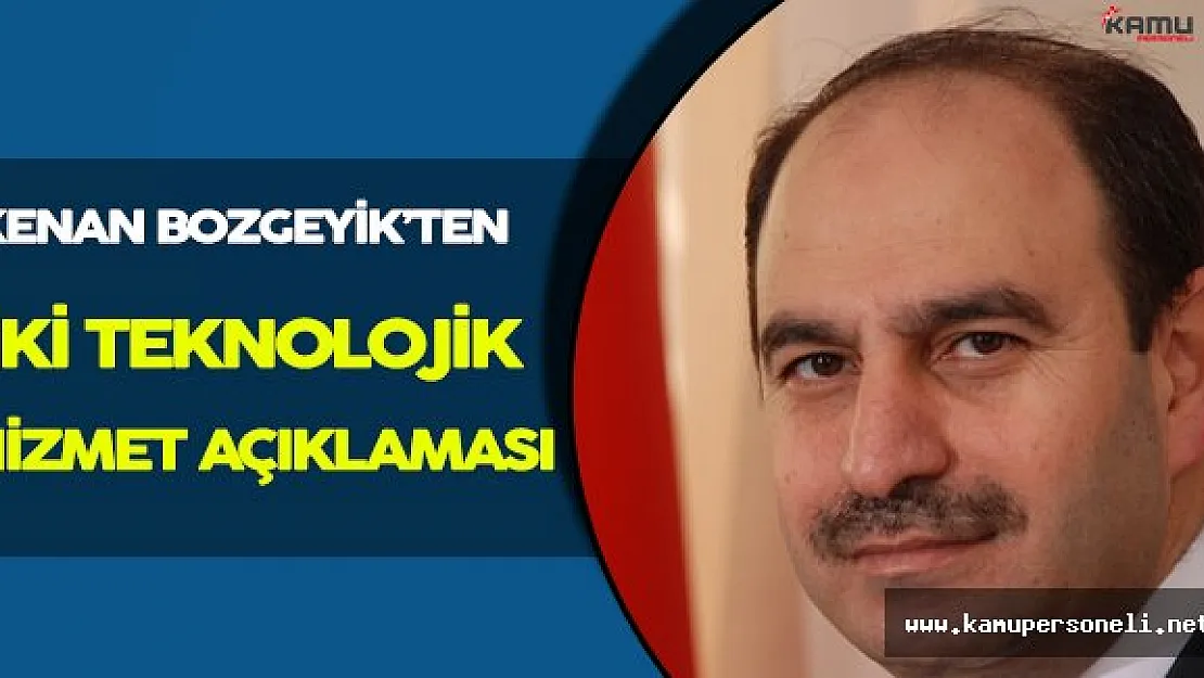 PTT Genel Müdürü Kenan Bozgeyik'ten İki Önemli Teknolojik Açıklama