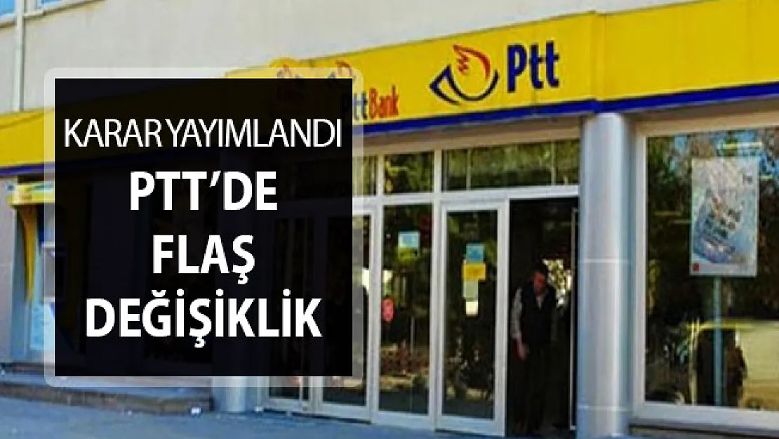 PTT Hisseleri Varlık Fonuna Devredildi !