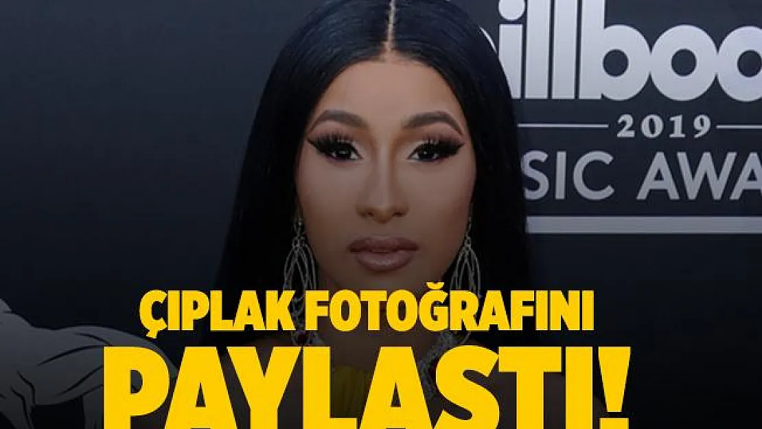 Rapçi Cardi B, Instagram'dan çıplak fotoğrafını paylaştı!