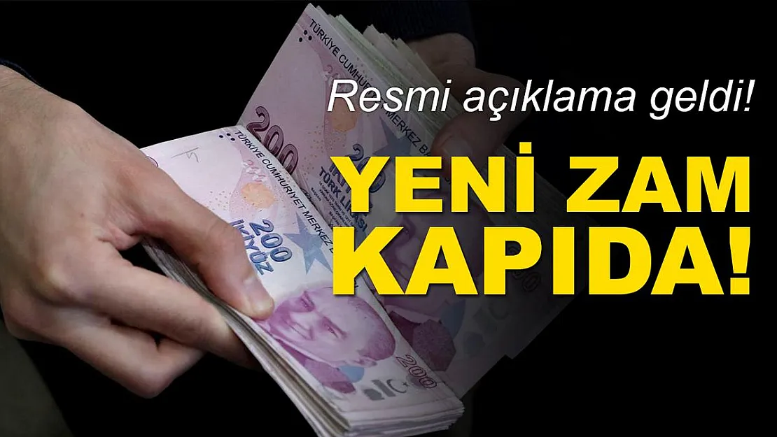 Resmi açıklama geldi! Zam kapıda!