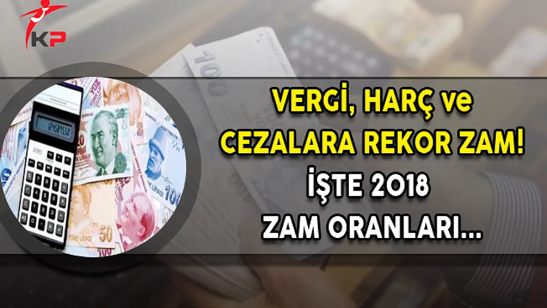 Resmi Gazete'de Yayımlandı: Vergi, Harç ve Cezalar Zamlanacak