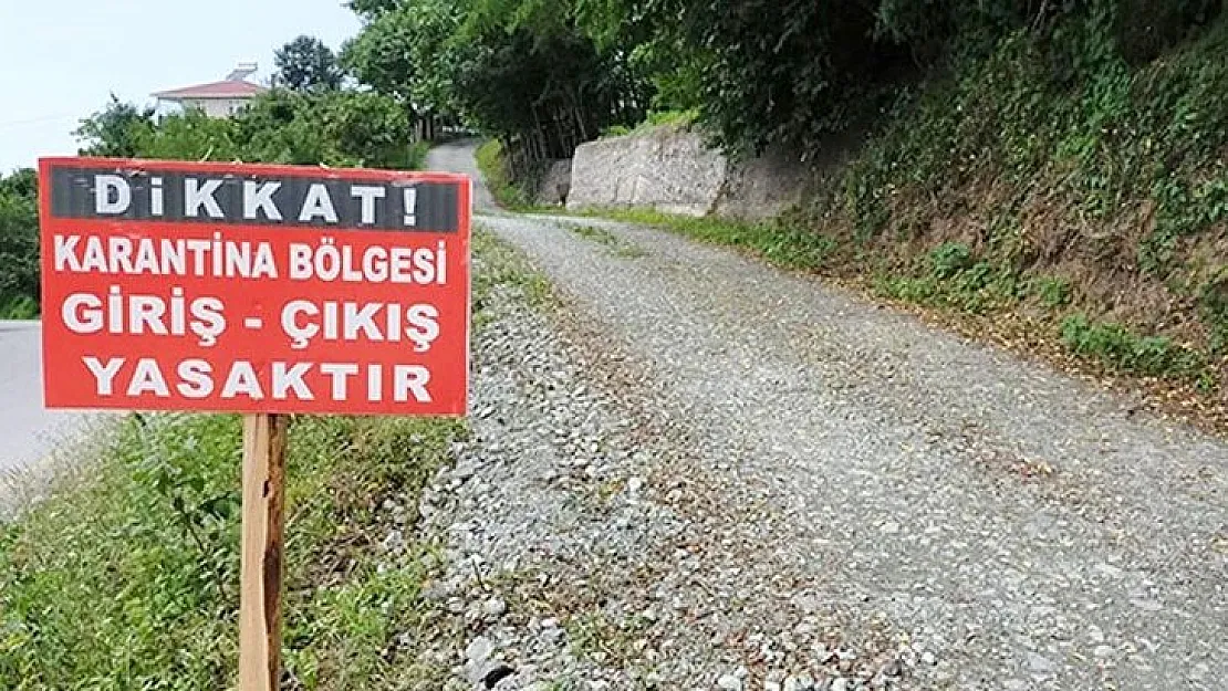 Resmi karar verildi! Karantina başladı! O bölgelere giriş çıkışlar yasaklandı!