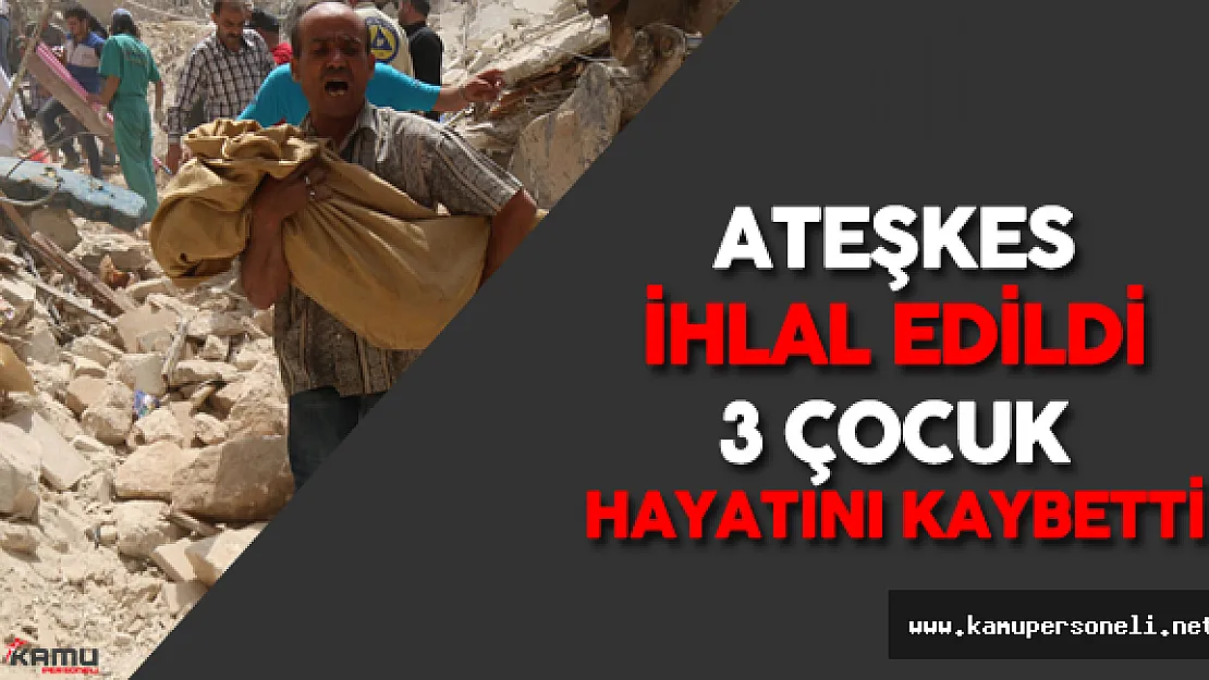 Rus Uçakları 3 Günlük Ateşkesi İhlal Etti