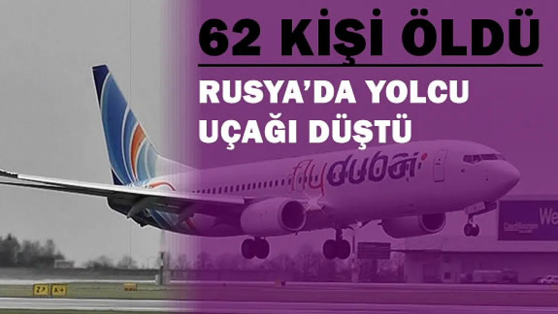 Rusya'da Yolcu Uçağı Düştü 62 Kişi Hayatını Kaybetti