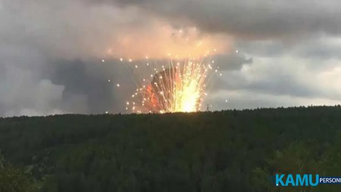 Rusya'nın Krasnoyarsk Kentinde Yer Alan Askeri Birlikte Patlama! Yaralılar Var