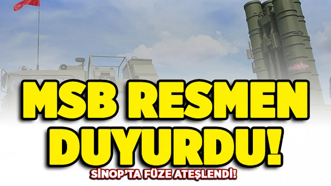 S-400 atışı yapıldı! MSB'den flaş açıklama geldi