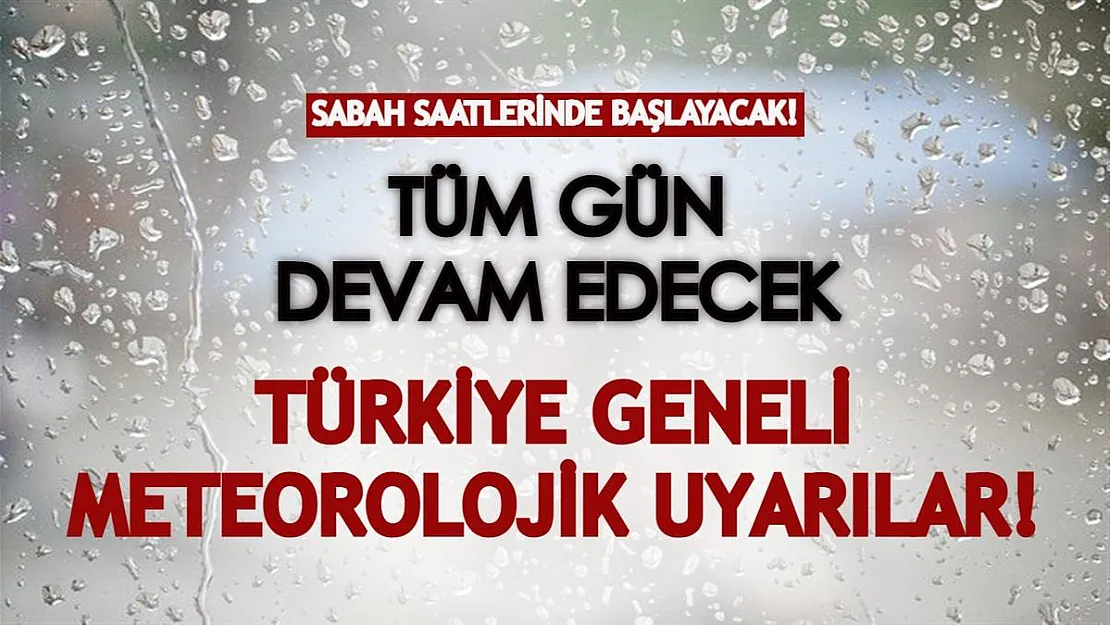 Sabah saatlerinde başlayacak! Bu illerde yaşayanlar dikkat: Bütün meteorolojik uyarılar yapıldı!