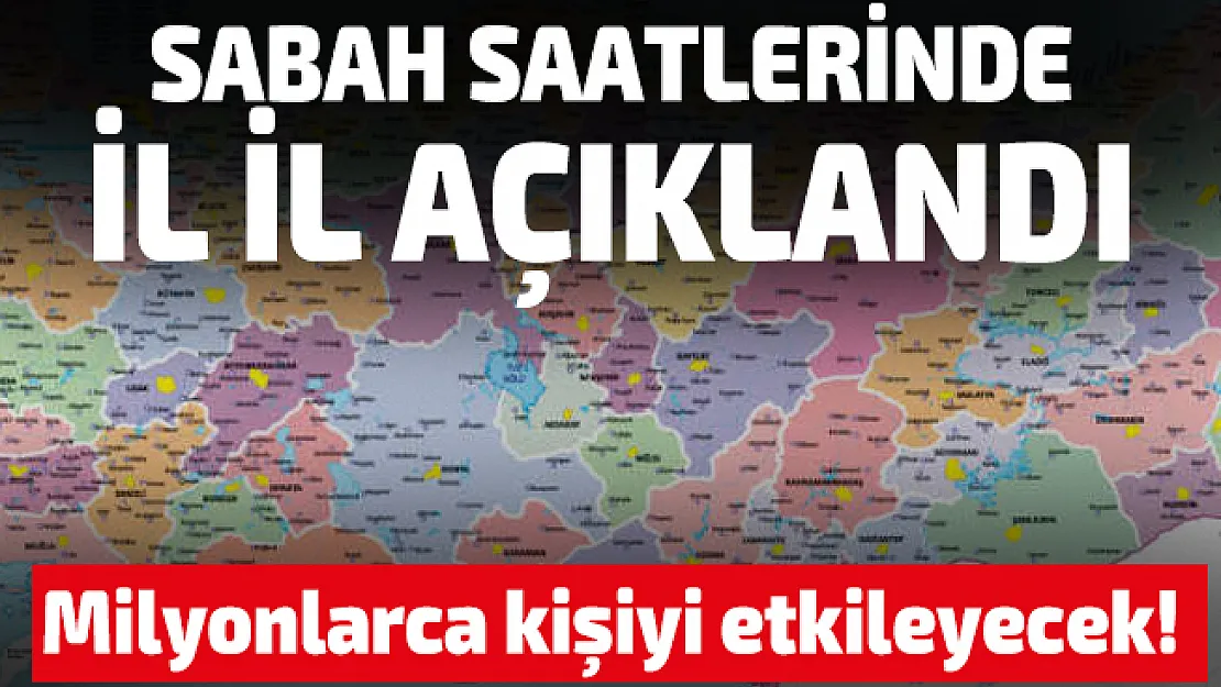 Sabah saatlerinde il il hava durumu tahminleri açıklandı