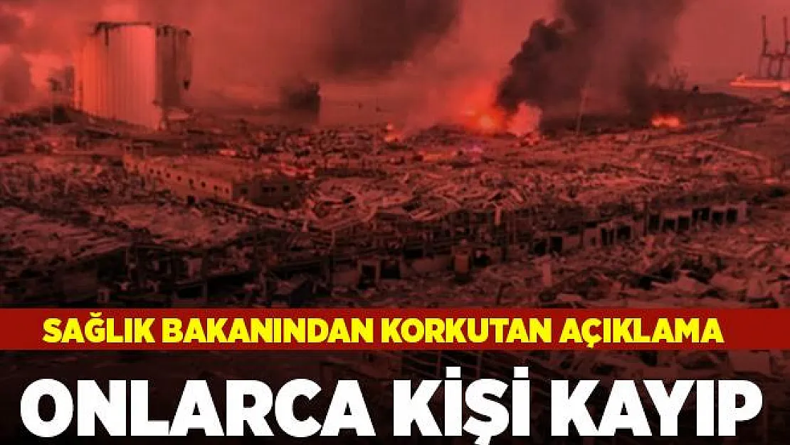 Sağlık Bakanı açıkladı! Lübnan'da ölü sayısı yükseldi! Kayıp ve yaralı sayısında korkunç artış!