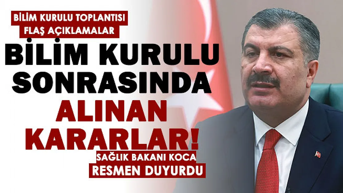 Sağlık Bakanı Koca Bilim Kurulu toplantısı sonrasında alınan kararları duyurdu: Omicron varyantı gelişmesi