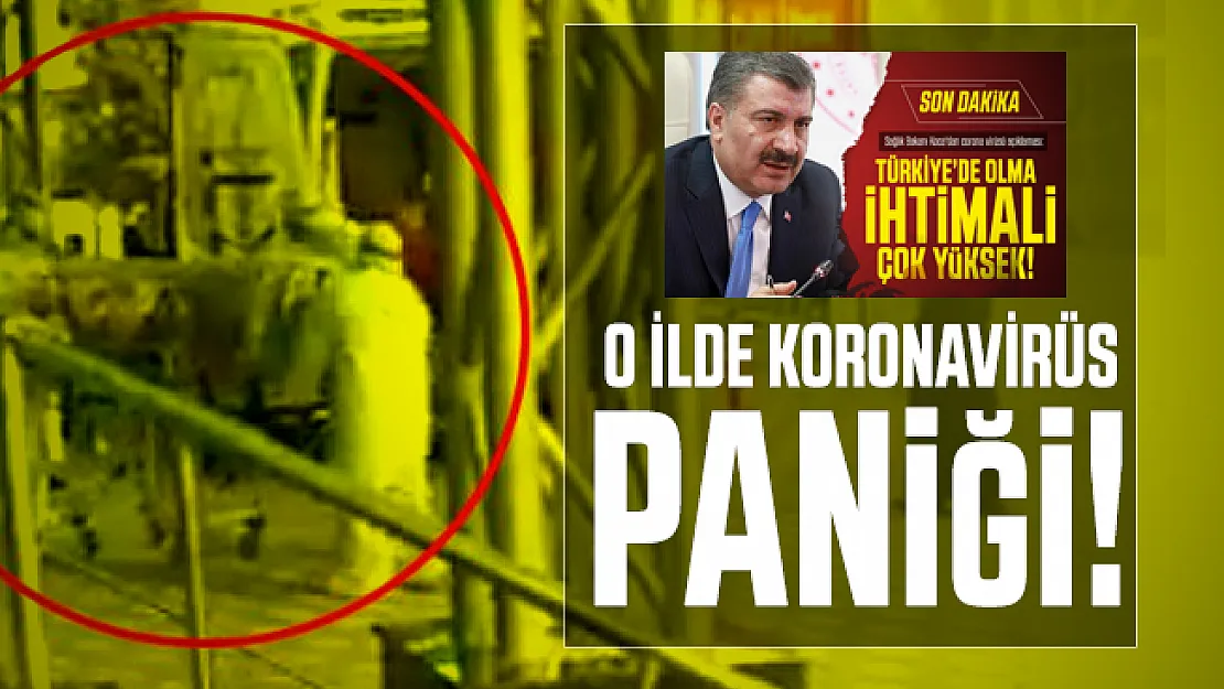 Sağlık Bakanı Koca'nın açıklamaları sonrasında o ilde corona virüsü paniği! Resmi açıklama yapıldı