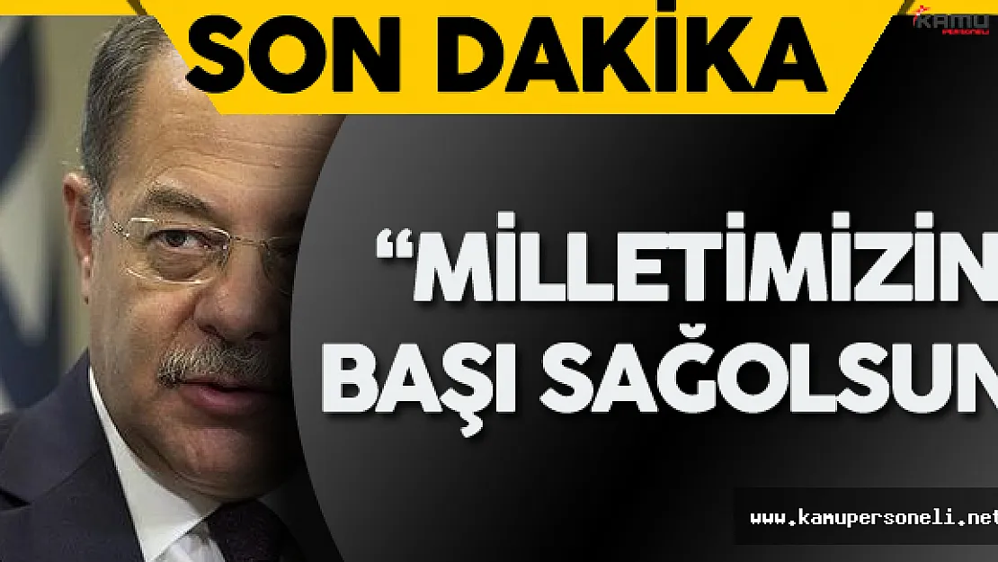 Sağlık Bakanı'ndan Son Dakika Açıklaması : &quotMilletimizin Başı Sağolsun"