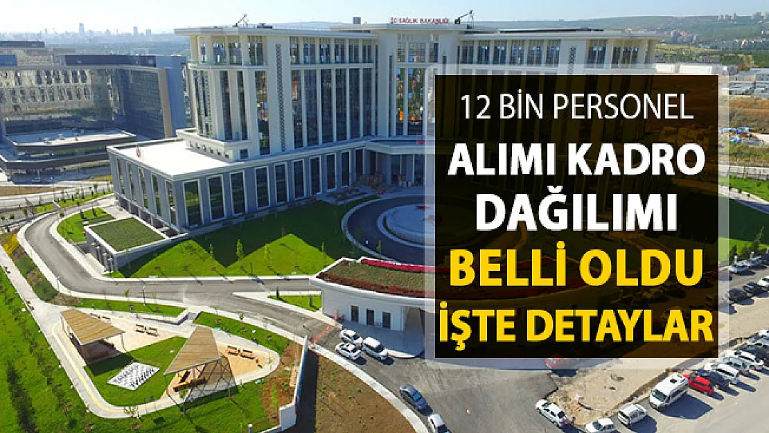 Sağlık Bakanlığı 12 Bin Kamu Personeli Alımı Kadro Dağılımı Belli Oldu ! Başvurular İŞKUR Üzerinden