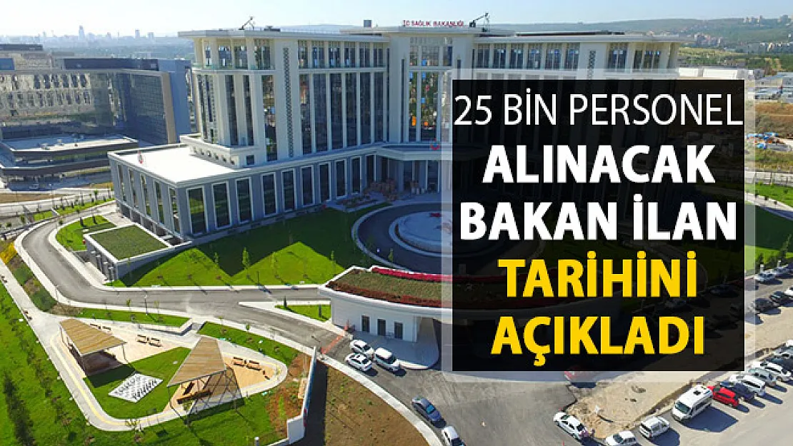 Sağlık Bakanlığı 25 Bin Kamu Personeli Alımı Yapacak ! İlan Tarihini Bakan Koca Açıkladı