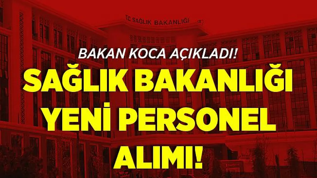 Sağlık Bakanlığı alımlarını bekleyenlere müjde! Bakanlık yeni personeller alacak! Başvuru şartları belli oldu mu?