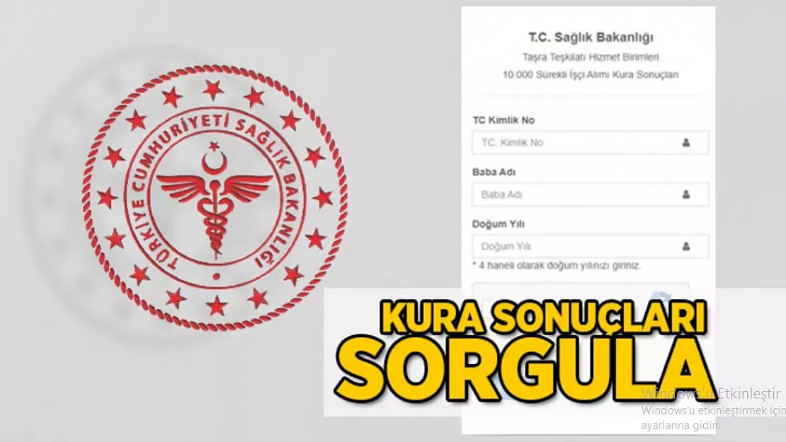 SAĞLIK BAKANLIĞI İSCİSONUC: Sağlık Bakanlığı kura sonuçları açıklandı! İsim isim kura sonuçları listesi