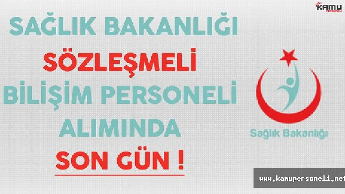 Sağlık Bakanlığı Kamu Personeli Alım İlanı Başvurularında Son Gün !