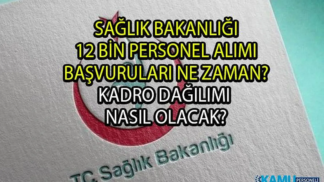 Sağlık Bakanlığı personel alımı başvuruları ne zaman başlıyor? Sağlık Bakanlığı memur alımı başvuru şartları nelerdir?
