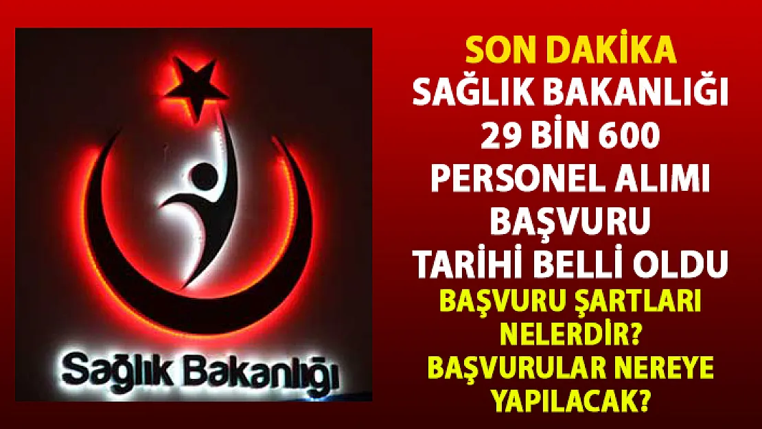 Sağlık Bakanlığı personel alımı iş başvurusu! Sağlık personeli alım ilanları! Memur alımı başvuru şartları nelerdir?