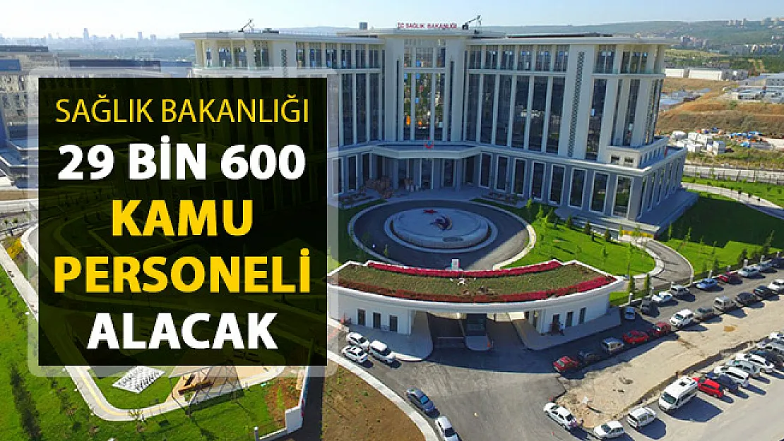 Sağlık Bakanlığına 29 Bin 600 Kamu Personeli Alımı Yapılacak ! Kadro Dağılımı ve Tüm Detaylar