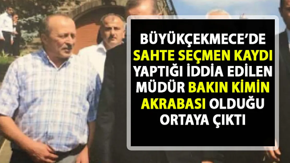 Sahte seçmen kaydı yaptığı iddia edilen Nüfus İl Müdürü Mehmet Mutlu'nun, Erdoğan'ın akrabası olduğu ortaya çıktı