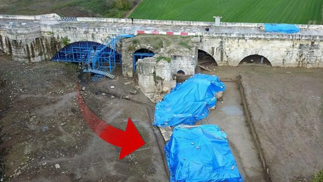 Sakarya'da İmparator Justinianus tarafından yaptırılan ve bin 500 yıllık köprüde bulundu