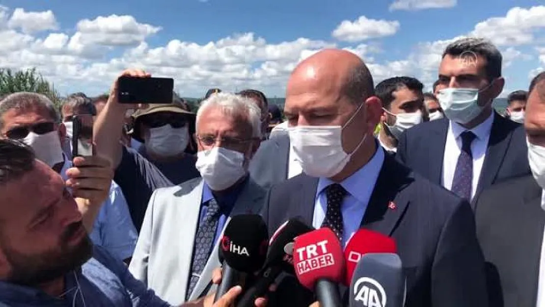 Sakarya'da meydana gelen patlama Süleyman Soylu'ya soruldu!