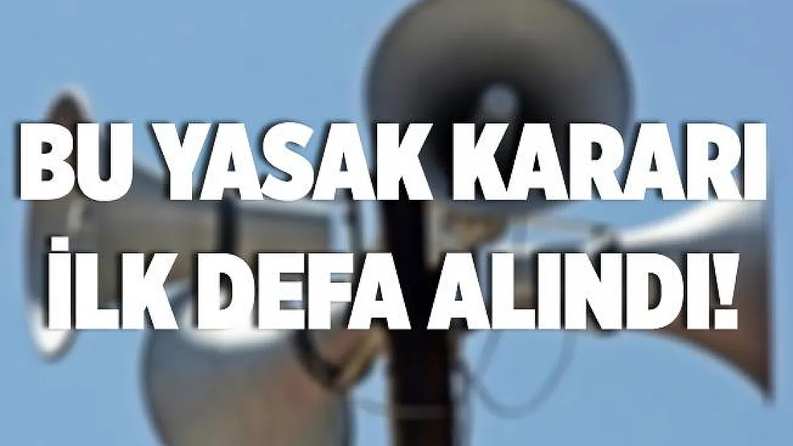 Salgın döneminde bu yasak ilk defa alındı!