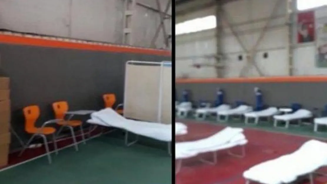 Salgında spor salonu hastaneye mi çevrildi! İzmir Valiliği duyurdu
