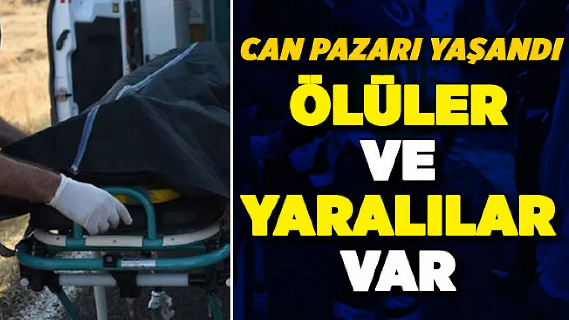 Şanlıurfa'da can pazarı! Ölüler ve yaralılar var