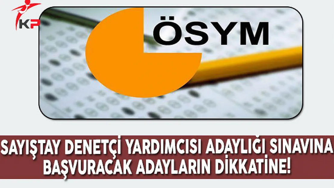 Sayıştay Personel Alımına KPSS Şartı Getirildi