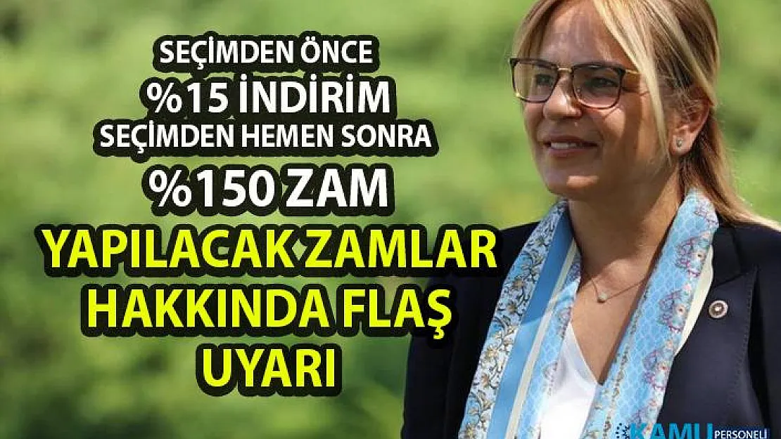 Seçim sonrası yapılacak zamlar! suya yüzde 25, sayaç okuma bedeline yüzde 150 zam yapıldı..