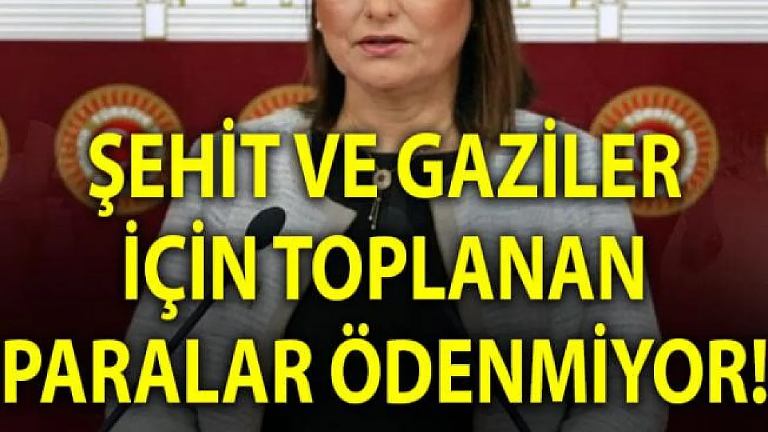 Şehit ve gaziler için toplanan paralarla ilgili flaş iddialar!..