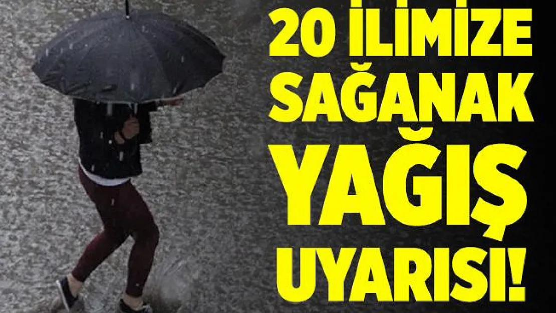 Sel ve su baskınına karşı dikkat! Meteoroloji'den 20 ile kuvvetli sağanak yağış uyarısı! Gece boyu çok etkili olacak!
