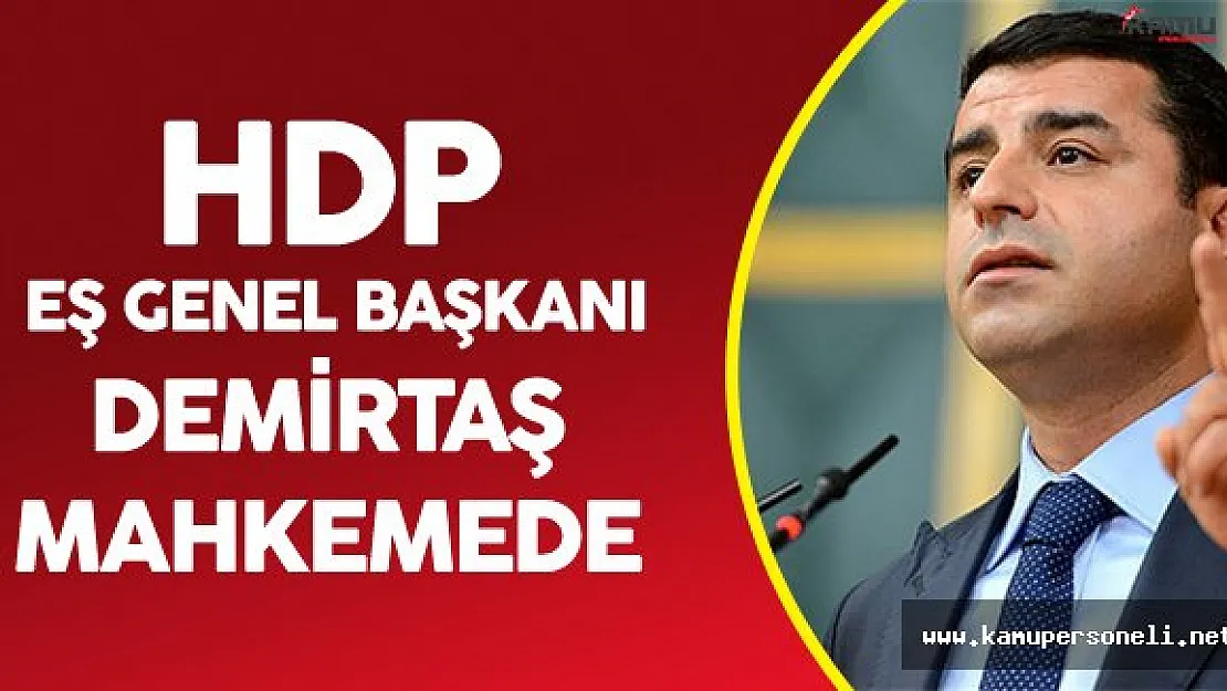 Selahattin Demirtaş Tutuklama Talebiyle Mahkemeye Çıkarıldı