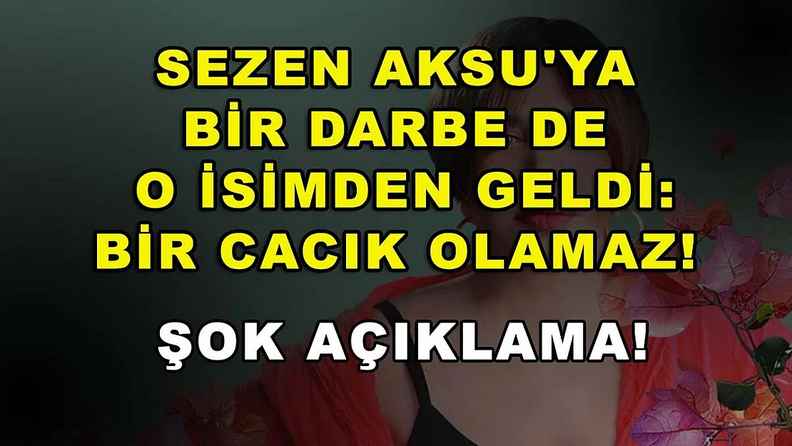 Sezen Aksu'ya bir darbe de o isimden geldi: Bir cacık olamaz! Şok açıklama!