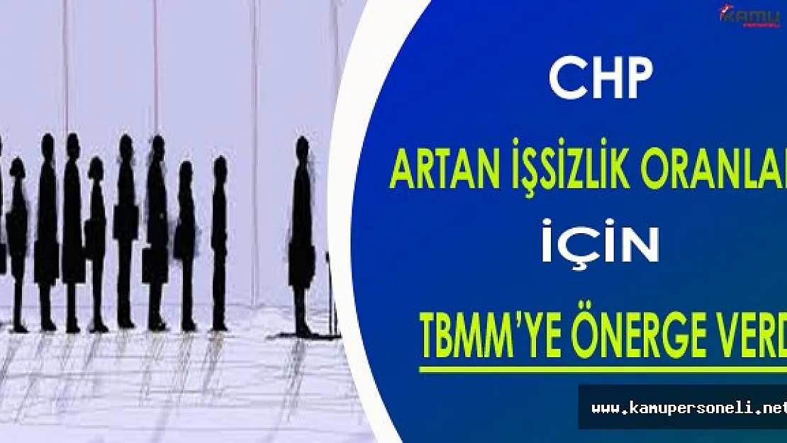 Sezgin Tanrıkulu:"İşsizlik Oranı ve İşsizlik Sayısındaki Artış Araştırılsın"
