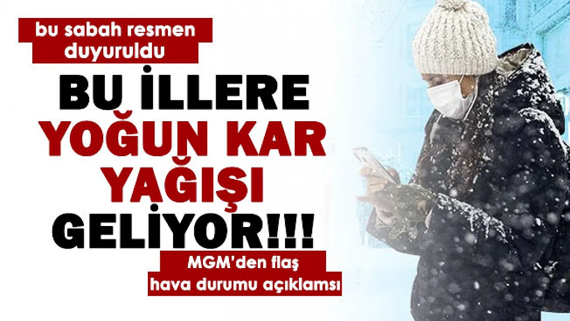 Şiddetli yağmur ve yoğun kar yağışı geliyor! Çok sayıda şehir için uyarı yapıldı!