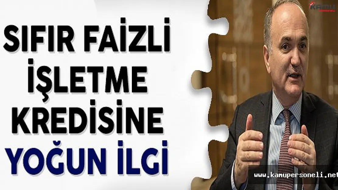 Sıfır Faizli İşletme Kredisine Yoğun İlgi! Bakan Özlü Kaç Firmanın Yararlandığını Açıkladı