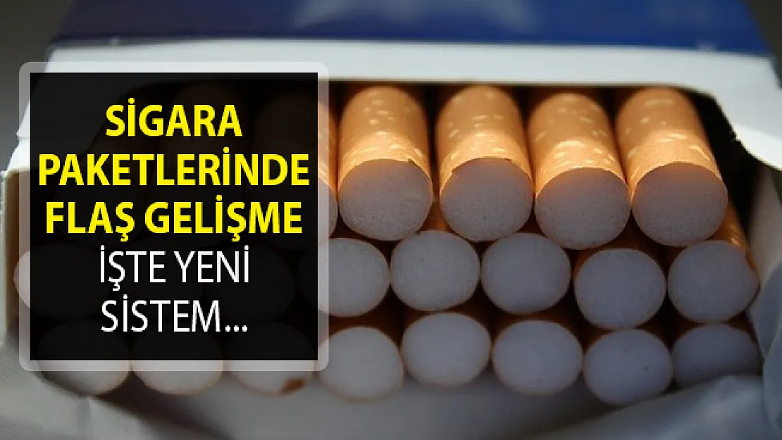 Sigara Paketleri Hakkında Flaş Gelişme! İşte Yeni Sistem