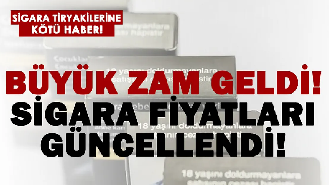 Sigara tiryakileri bu haberle yıkılacak! Sigaraya büyük zam geldi! Yeni sigara fiyatları açıklandı!