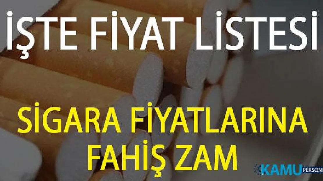 Sigara Zammı! 3 Ağustos 2019 Zamlı Sigara Fiyatları! Philip Morris Marlb. Fiyatına Zam Geldi Mi?