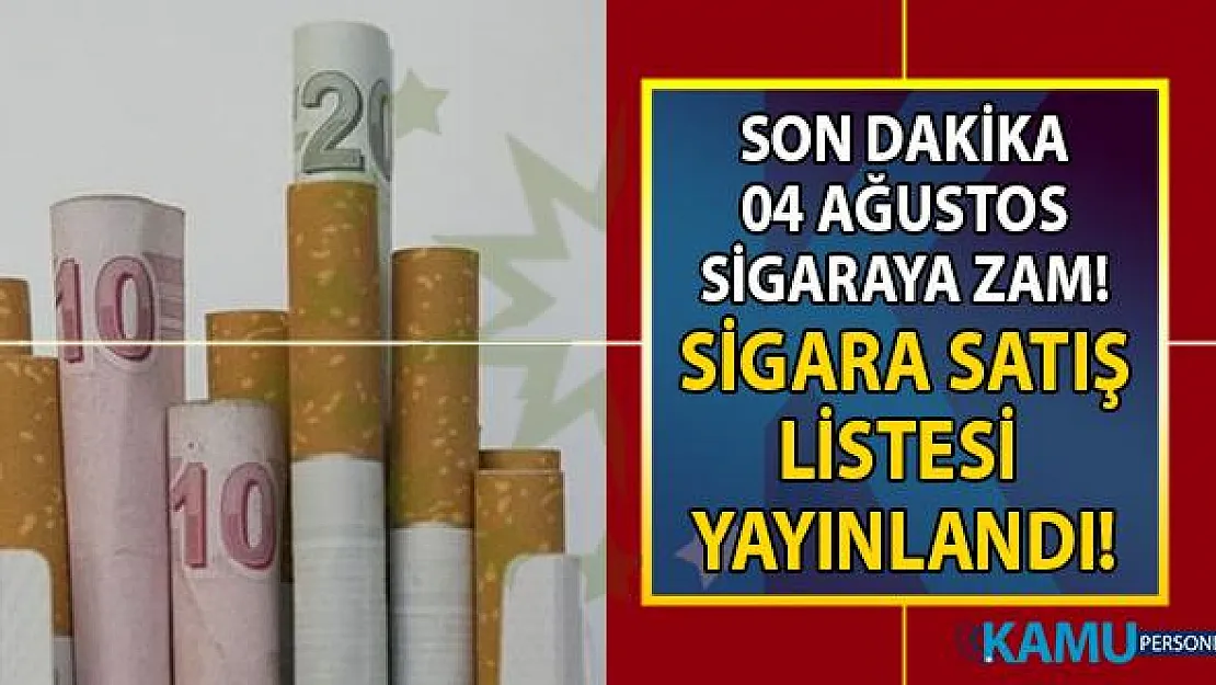 Sigara zammı cep yakacak! Sigara fiyatlarına yapılan zam tepkilere yol açtı! En ucuz ve en yüksek sigara fiyatları ne kadar?
