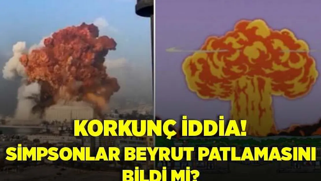 Simpsonlar Beyrut patlamasını da bildi! Gündeme bomba gibi düştü! İşte o sahne..