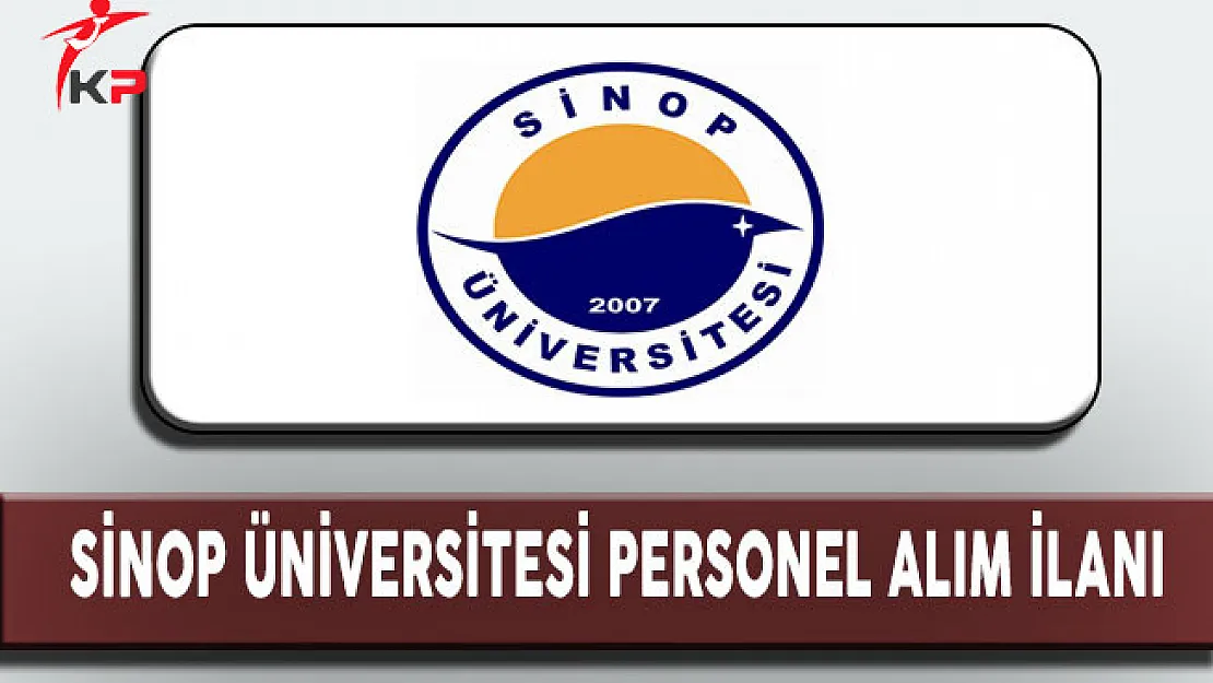 Sinop Üniversitesi Personel Alım İlanı