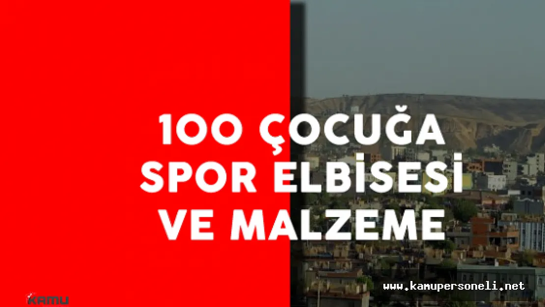 Şırnak Cizre'deki 100 Çocuğa Spor Elbise Dağıtıldı