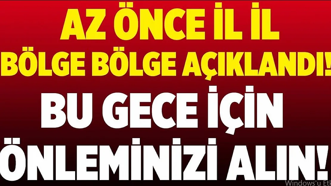 Sokağa çıkacaklar için son dakika duyuruldu! Bu illerde yaşayanlar dikkat: Çıkmayın, felaket geliyor