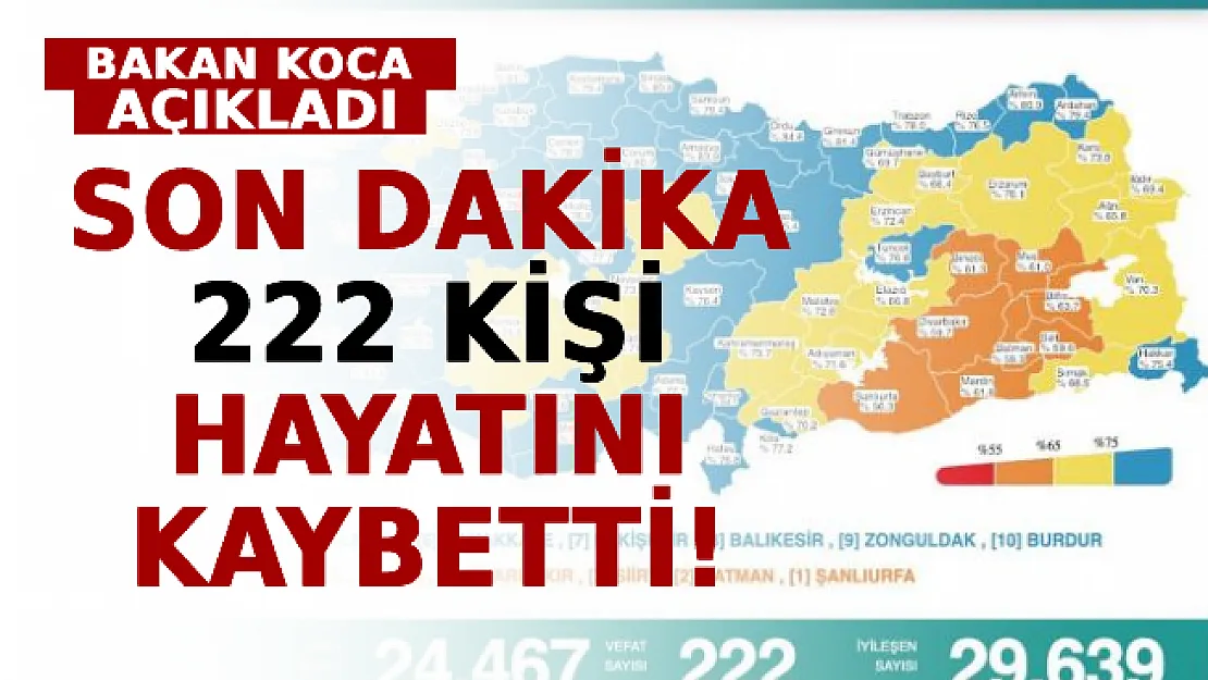 Son Dakika 222 Kişi Hayatını Kaybetti!