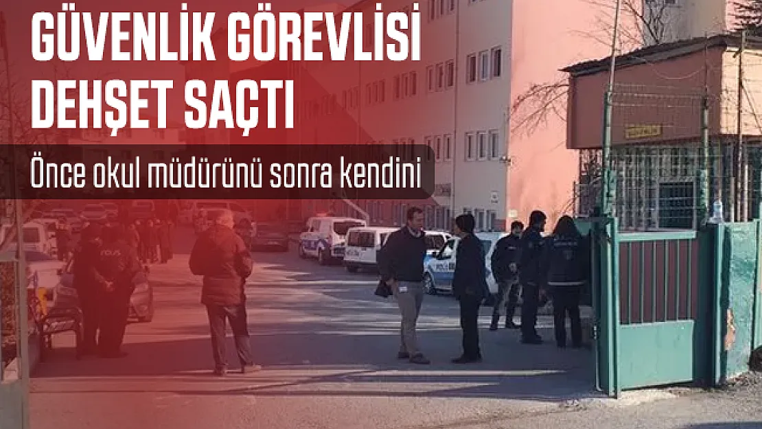 Son dakika Ankara'da güvenlik görevlisi dehşet saçtı!