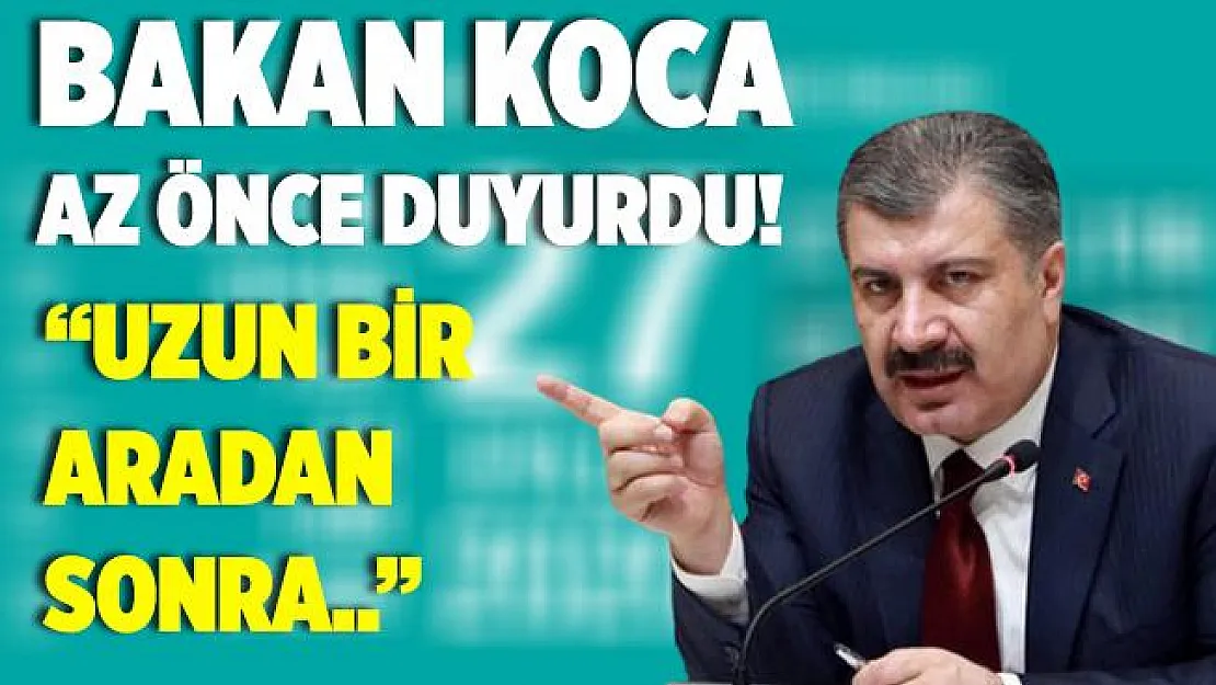 Son dakika Bakan Koca 27 Eylül koronavirüs verilerini açıkladı! Uzun bir aradan sonra..